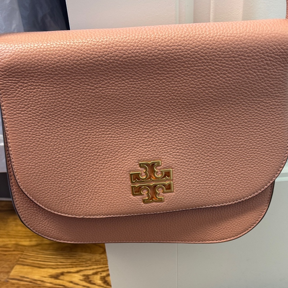 Tory Burch Blush Leather Crossbody Bag
